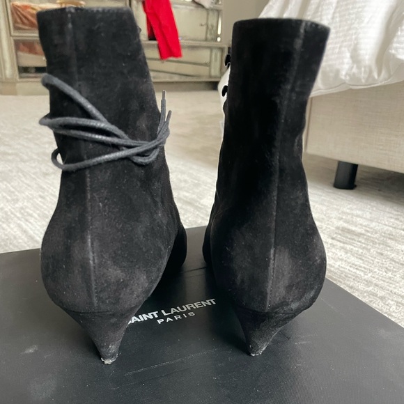 Saint Laurent suede booties 39/9 - Picture 5 of 11